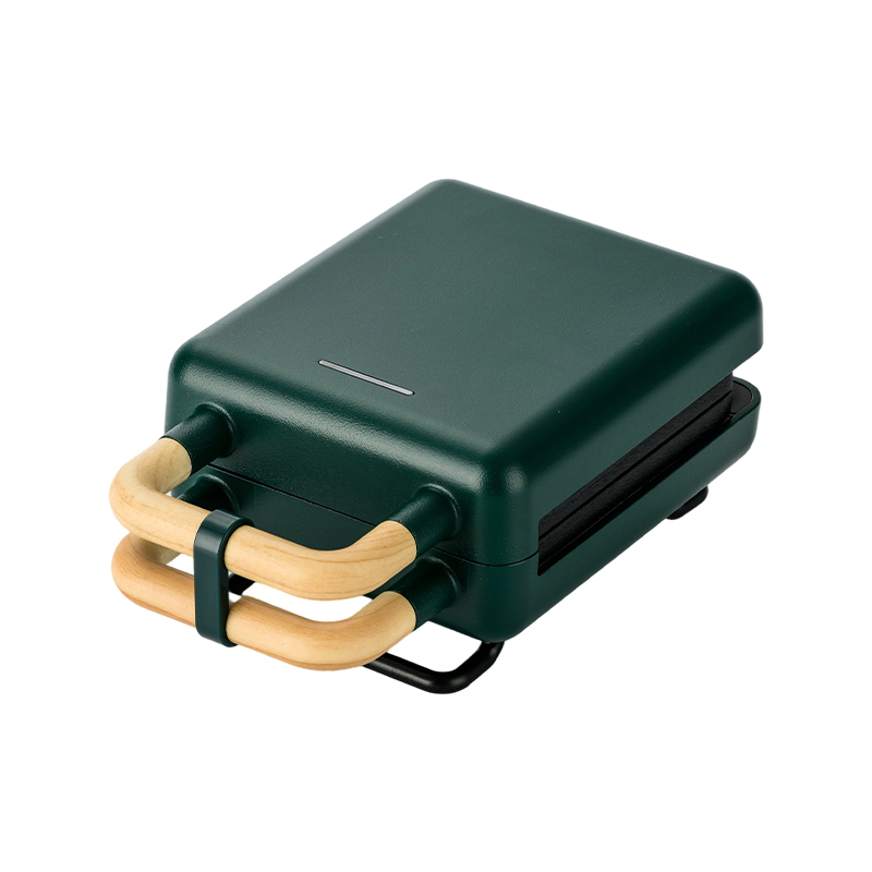 BJX-S001 Máy làm bánh sandwich có tay cầm bằng gỗ có thể tháo rời