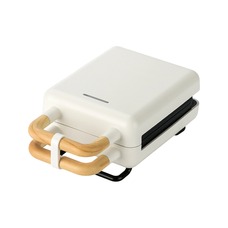 BJX-S001 Máy làm bánh sandwich có tay cầm bằng gỗ có thể tháo rời