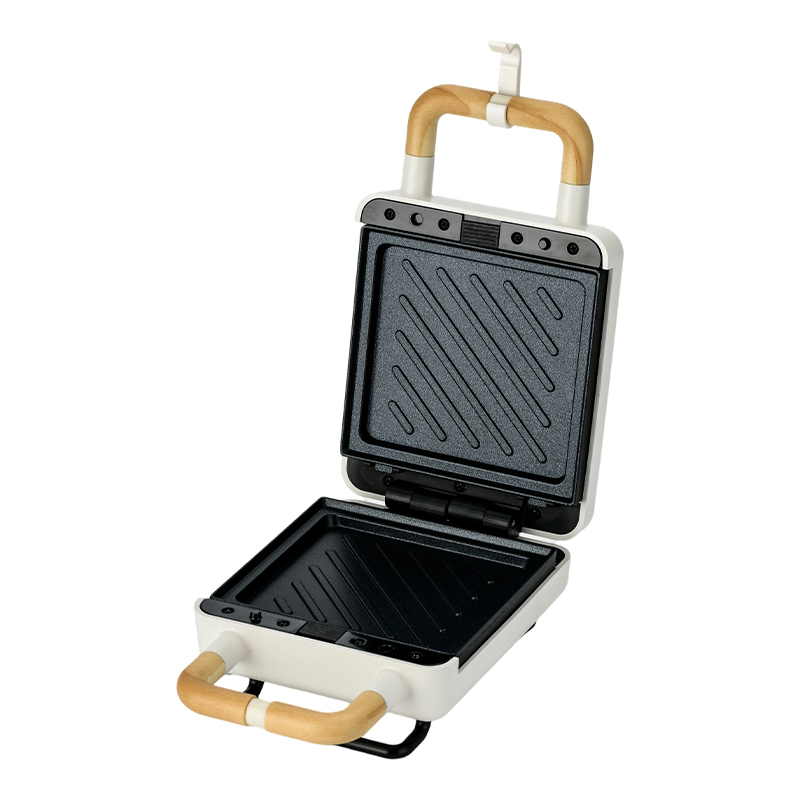BJX-S001 Máy làm bánh sandwich có tay cầm bằng gỗ có thể tháo rời