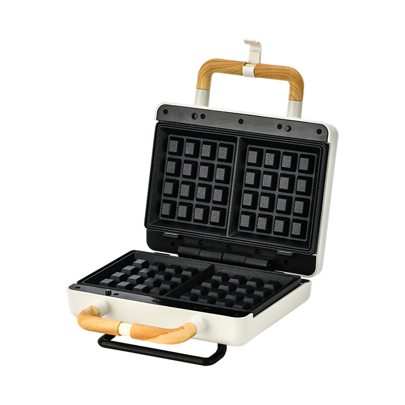 Máy làm bánh quế 2 lát BJX-S003C 800W có đĩa cố định