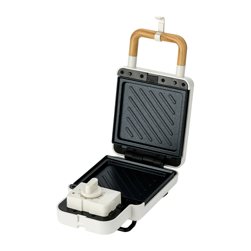 BJX-S006 15 Phút Hẹn Giờ Đĩa Đơn Tấm Có Thể Tháo Rời Tấm Làm Bánh Sandwich 