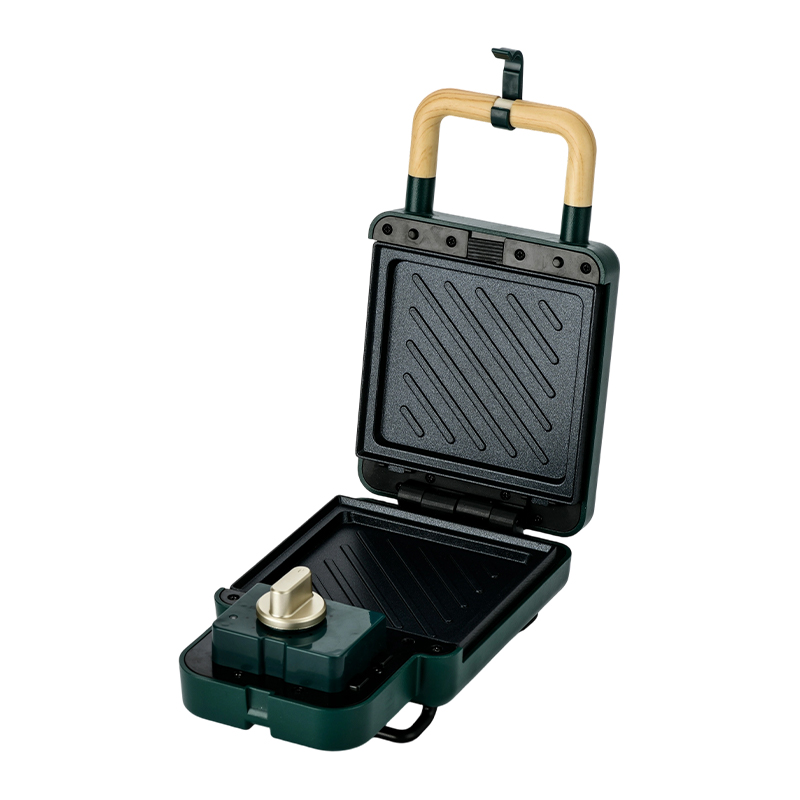 BJX-S006 15 Phút Hẹn Giờ Đĩa Đơn Tấm Có Thể Tháo Rời Tấm Làm Bánh Sandwich 