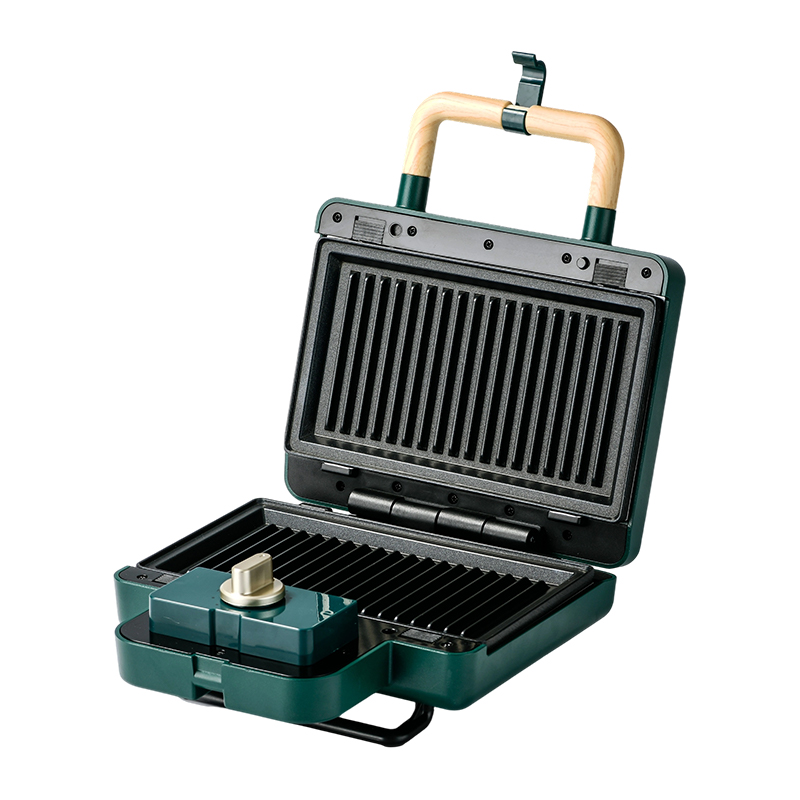 BJX-S016 Hẹn giờ 15 phút Máy làm bánh quế sandwich đa năng 2 lát
