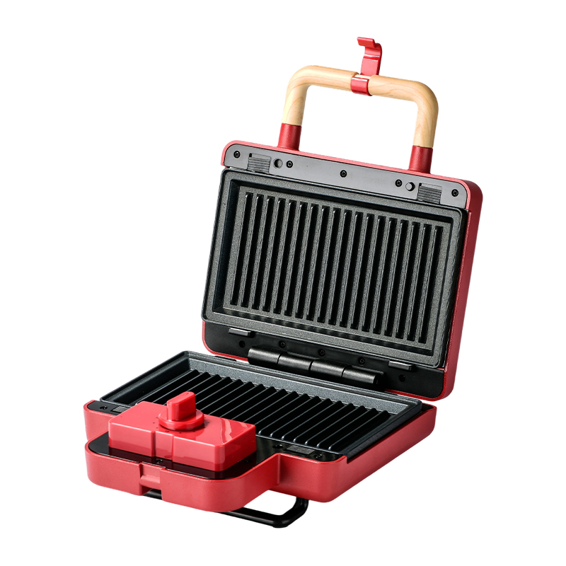 BJX-S016 Hẹn giờ 15 phút Máy làm bánh quế sandwich đa năng 2 lát
