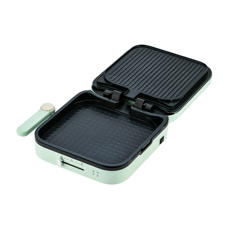 BJX-S022 28x28cm 180° Điều khiển đóng mở nhiệt độ Tấm nướng lớn có thể tháo rời