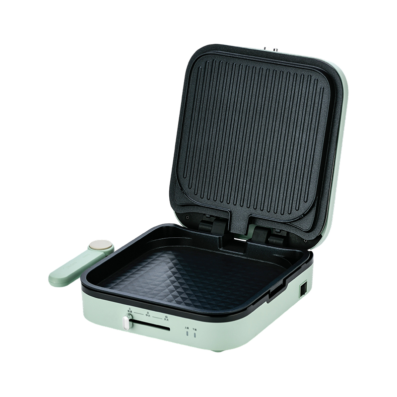 BJX-S022 28x28cm 180° Điều khiển đóng mở nhiệt độ Tấm nướng lớn có thể tháo rời