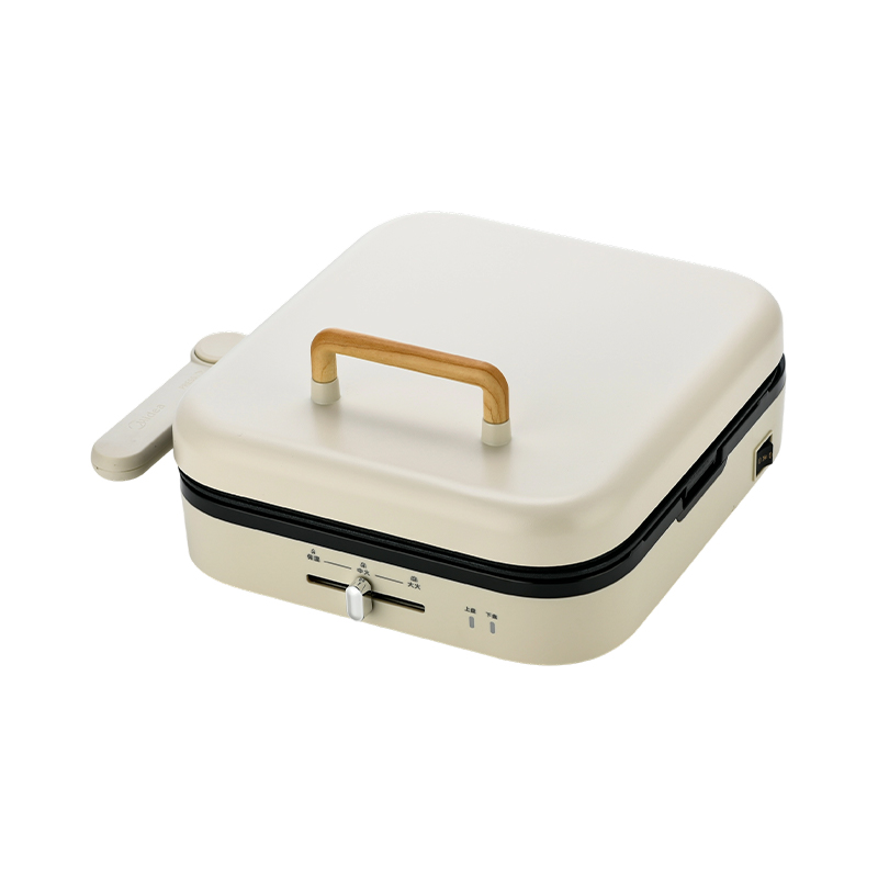 BJX-S023 Đĩa lớn 28x28cm có điều chỉnh nhiệt độ Máy làm bánh & nướng