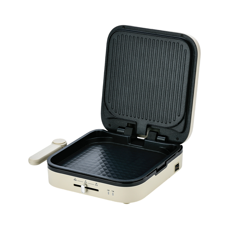BJX-S023 Đĩa lớn 28x28cm có điều chỉnh nhiệt độ Máy làm bánh & nướng