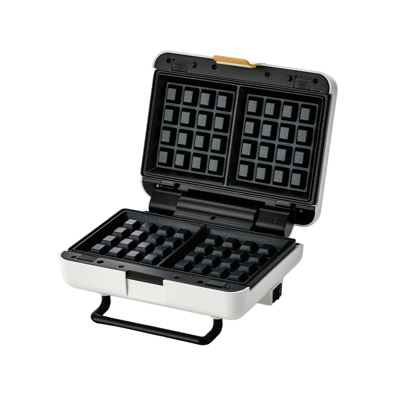 BJX-S025 Máy làm bánh sandwich & vỉ nướng dạng tấm mở 180° có thể hoán đổi 2 lát BJX-S025