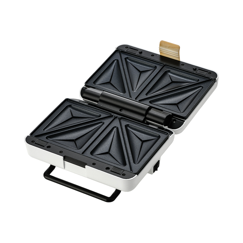 BJX-S025 Máy làm bánh sandwich & vỉ nướng dạng tấm mở 180° có thể hoán đổi 2 lát BJX-S025
