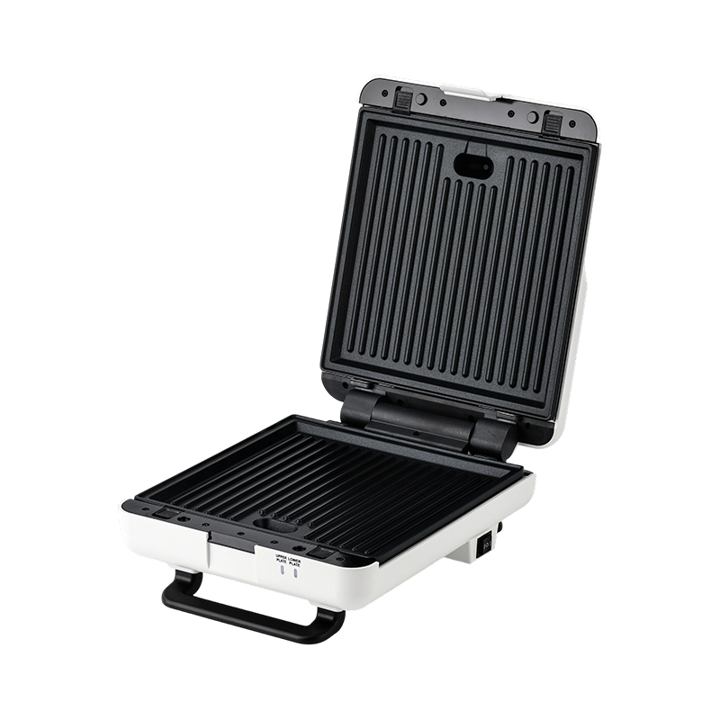 BJX-S026 Máy nướng bánh mì & nướng 4 lát 180° mở với điều khiển 3 cấp độ và khay nhỏ giọt dầu