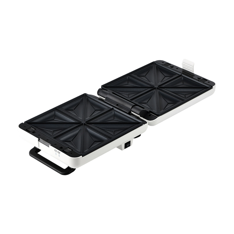 BJX-S026 Máy nướng bánh mì & nướng 4 lát 180° mở với điều khiển 3 cấp độ và khay nhỏ giọt dầu